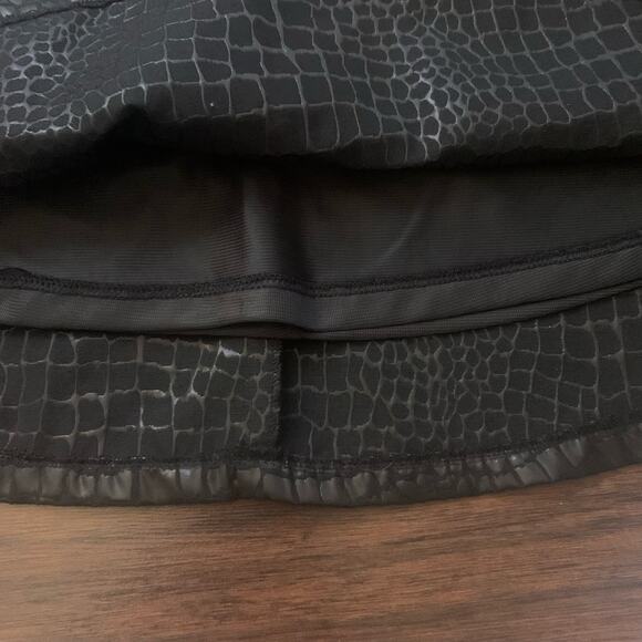 ASTR the Label black shiny snakeskin fit & flare mini dress size XS - Picture 6 of 12